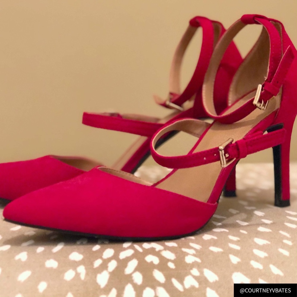 🔴 $10 OFF SALE - A New Day Suede Buckle Pumps